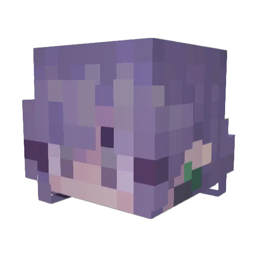 nyxie__lou Minecraft avatar head, 3D render