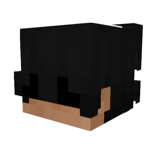 nyxsmd Minecraft avatar head, 3D render