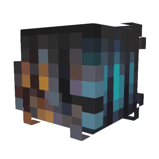 o00oh Minecraft avatar head, 3D render