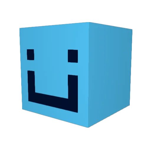o07_msmc_qep Minecraft avatar head, 3D render