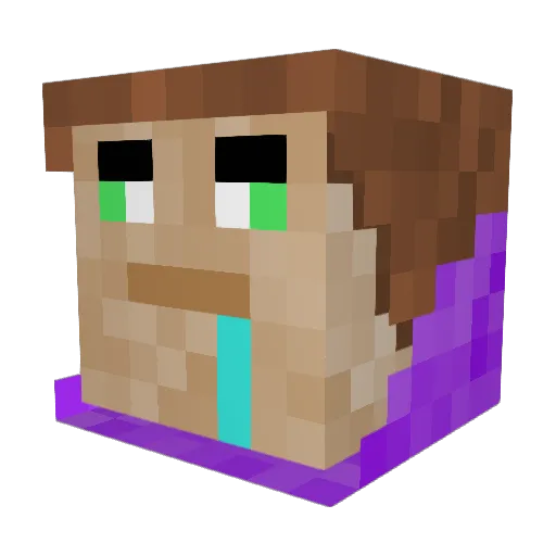 o0ARTboy060o Minecraft avatar head, 3D render