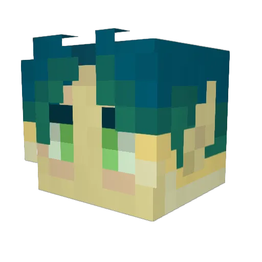o0Alwen0o Minecraft avatar head, 3D render