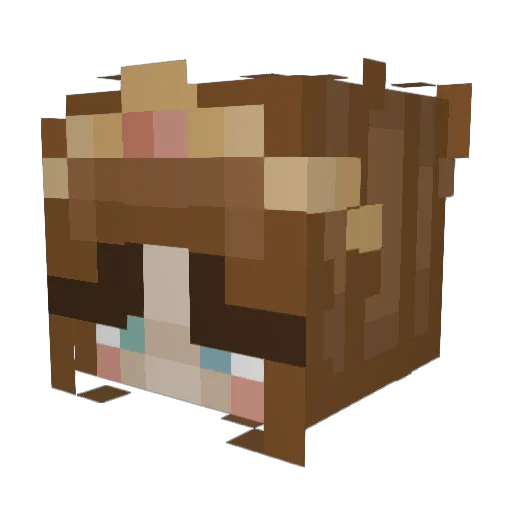 o0Daydream0o Minecraft avatar head, 3D render