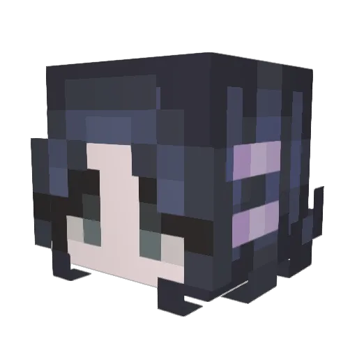o0Sn0wyfoXy0o Minecraft avatar head, 3D render