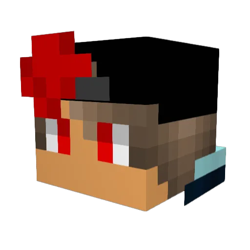 o0Soulblaze0o Minecraft avatar head, 3D render