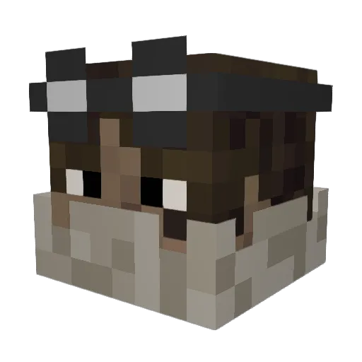 o0StormHammer0o Minecraft avatar head, 3D render