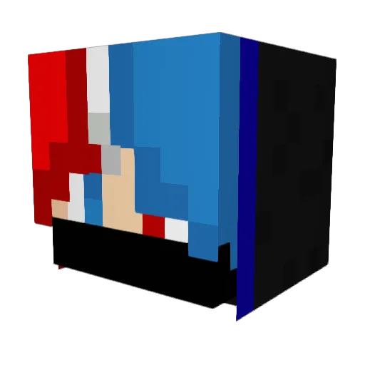 o0_Yasuhiro_0o Minecraft avatar head, 3D render