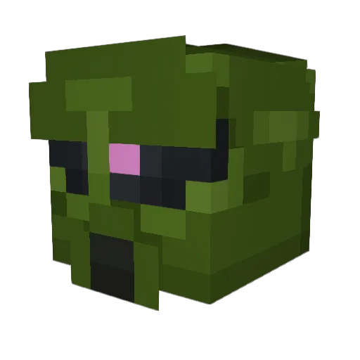 o0fb0i150 Minecraft avatar head, 3D render