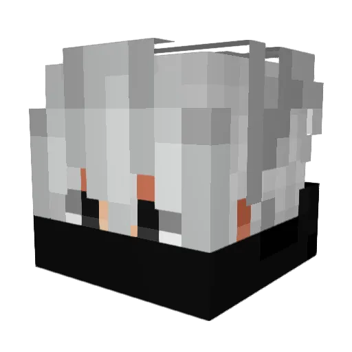 o11ite Minecraft avatar head, 3D render