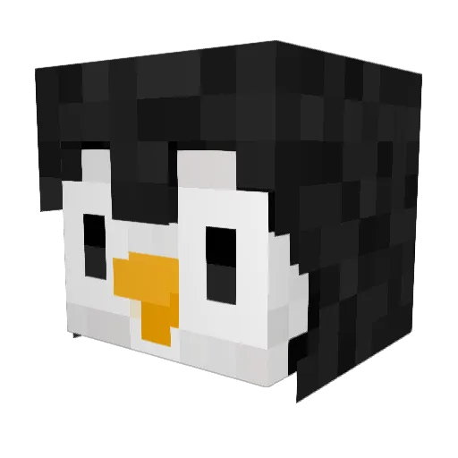 o2_baysix Minecraft avatar head, 3D render