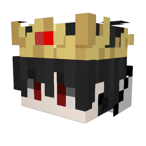 o2yu_ Minecraft avatar head, 3D render
