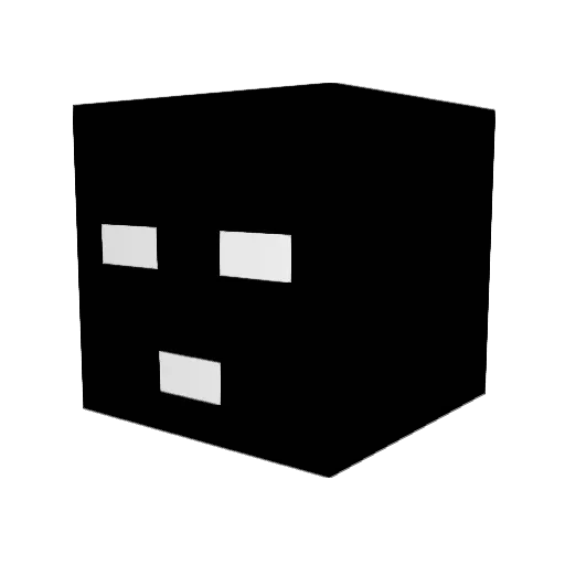 o57_Pixels Minecraft avatar head, 3D render