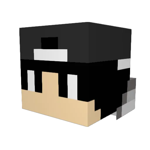 o7_Sworth Minecraft avatar head, 3D render