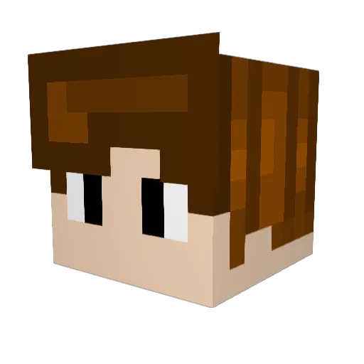 o7sg Minecraft avatar head, 3D render