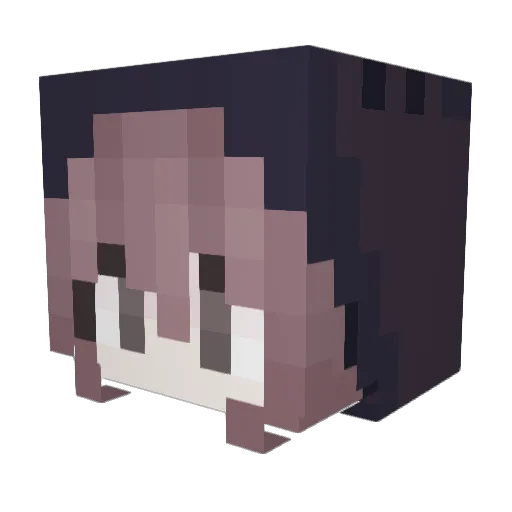 o90eya48txk2cl Minecraft avatar head, 3D render