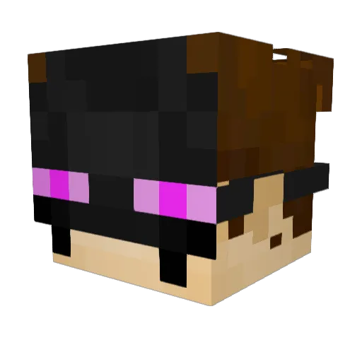 o9lc Minecraft avatar head, 3D render
