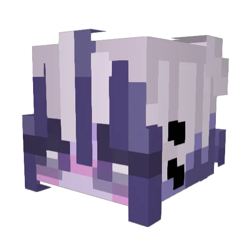 o9o Minecraft avatar head, 3D render