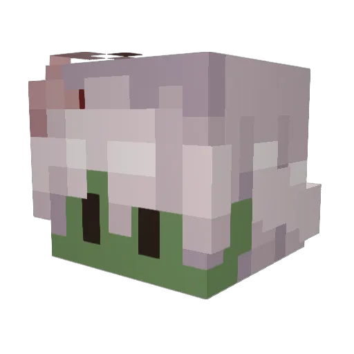oAkirays Minecraft avatar head, 3D render