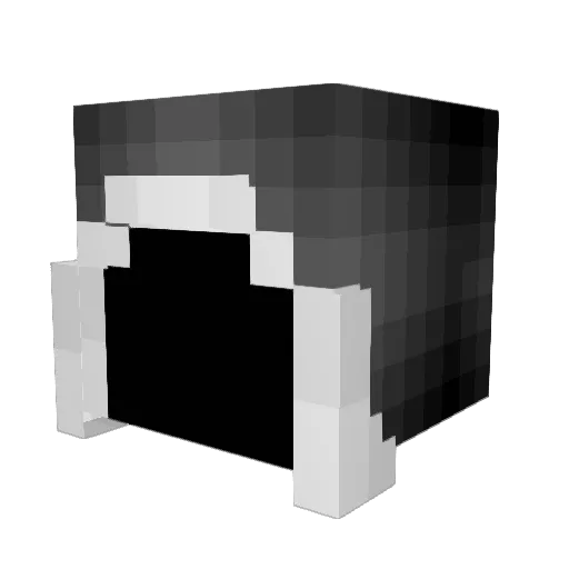 oBUBBYo Minecraft avatar head, 3D render