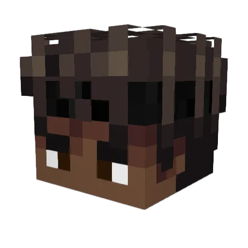 oBears Minecraft avatar head, 3D render