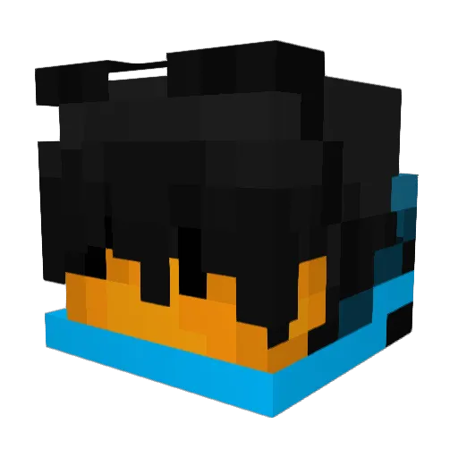 Minecraft-Avatar von oBlatantCheater: Kopf als 3D-Render