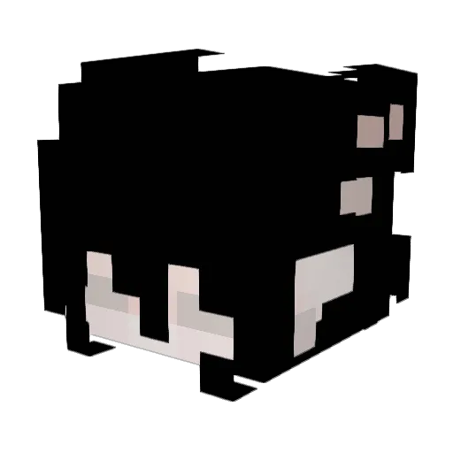 oBlueBerryo Minecraft avatar head, 3D render