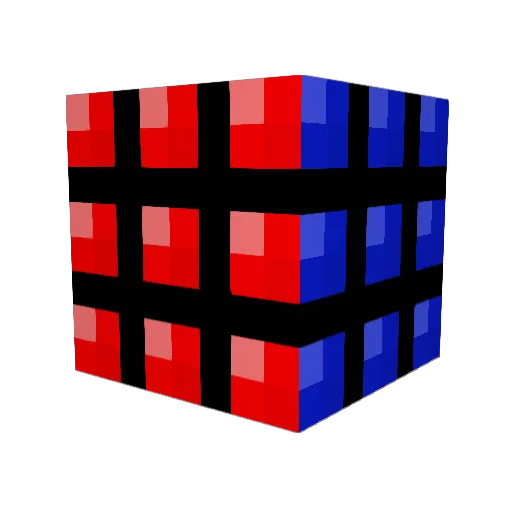 oBluh Minecraft avatar head, 3D render