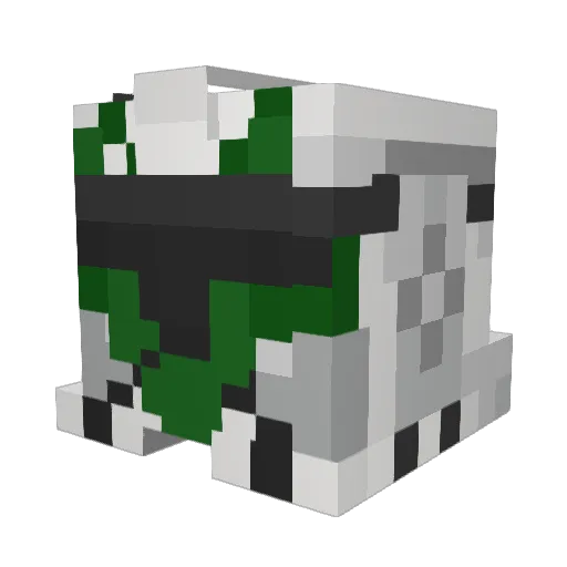 oBurnie Minecraft avatar head, 3D render