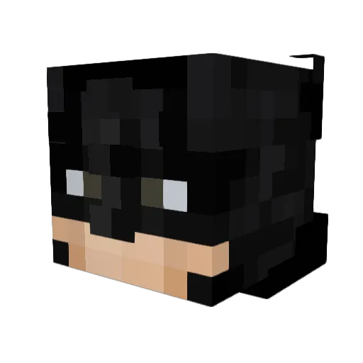 oBwne Minecraft avatar head, 3D render