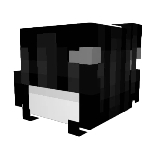 oC3T4z94Ep Minecraft avatar head, 3D render