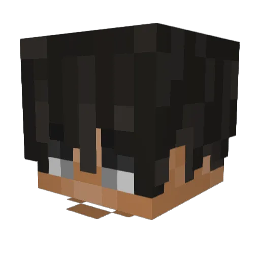 oCairo Minecraft avatar head, 3D render
