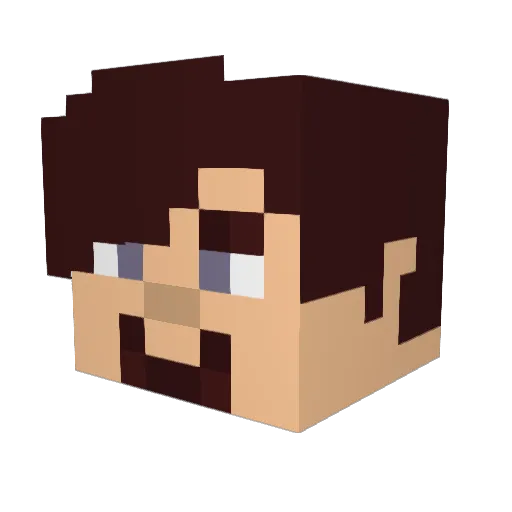 oCaraDoChapeum Minecraft avatar head, 3D render