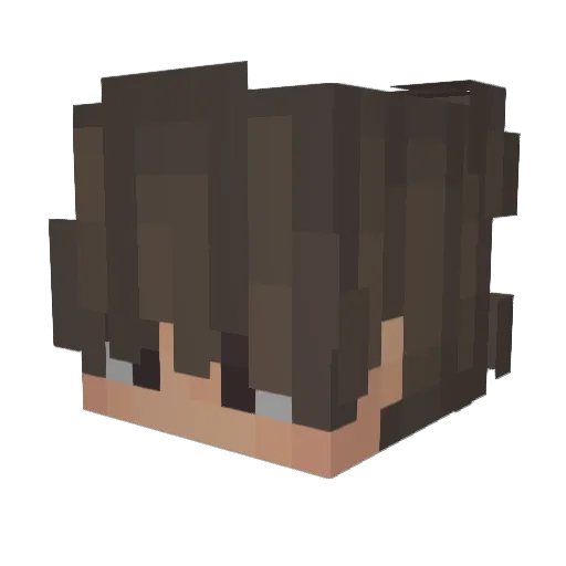 oCarlos_ Minecraft avatar head, 3D render