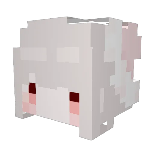 oCherry_ Minecraft avatar head, 3D render