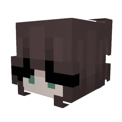 oChqr Minecraft avatar head, 3D render