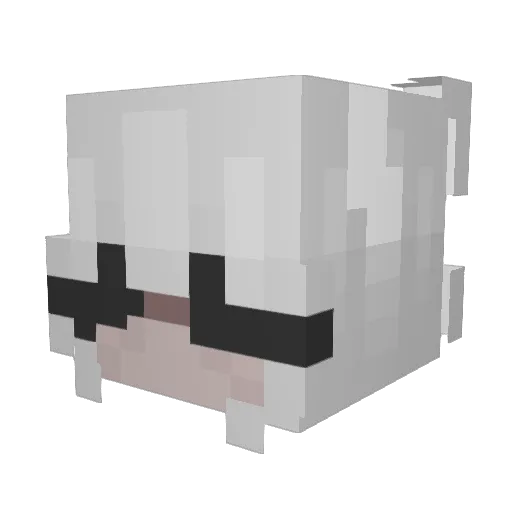oCleaps Minecraft avatar head, 3D render