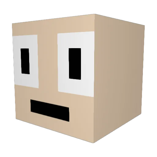 oCqrillZ Minecraft avatar head, 3D render
