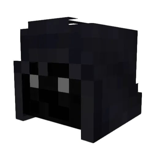 oD1G0 Minecraft avatar head, 3D render