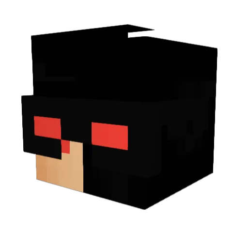 oD3ySx Minecraft avatar head, 3D render