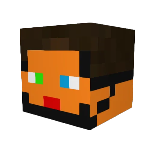 oDDy123 Minecraft avatar head, 3D render