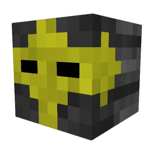 oDMANo Minecraft avatar head, 3D render