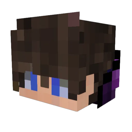 oDamian Minecraft avatar head, 3D render
