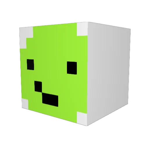 oDanB Minecraft avatar head, 3D render