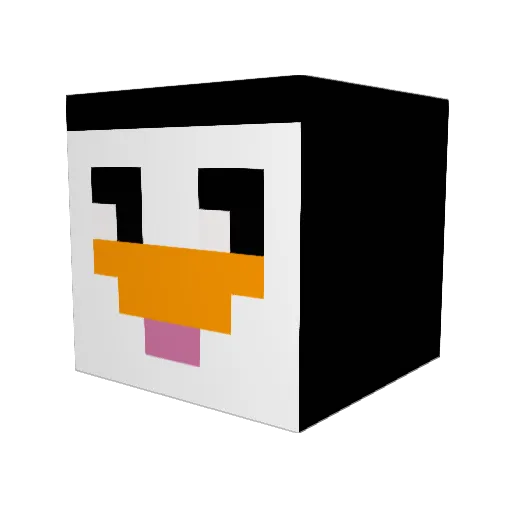 oDenzoh Minecraft avatar head, 3D render