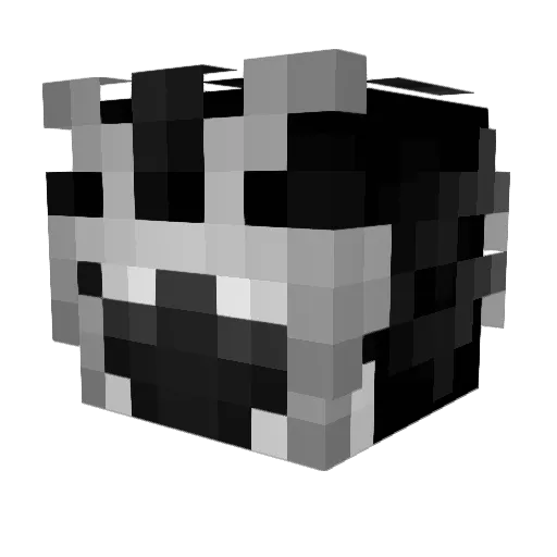 oDicy Minecraft avatar head, 3D render