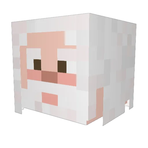 oDinZu Minecraft avatar head, 3D render