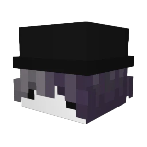 oDingou Minecraft avatar head, 3D render