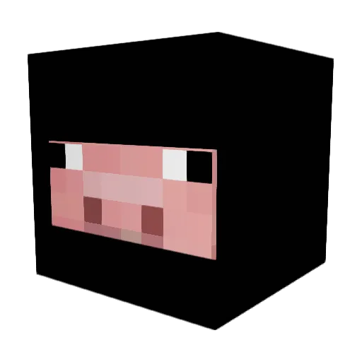 oDissc Minecraft avatar head, 3D render