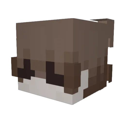 oDyna Minecraft avatar head, 3D render