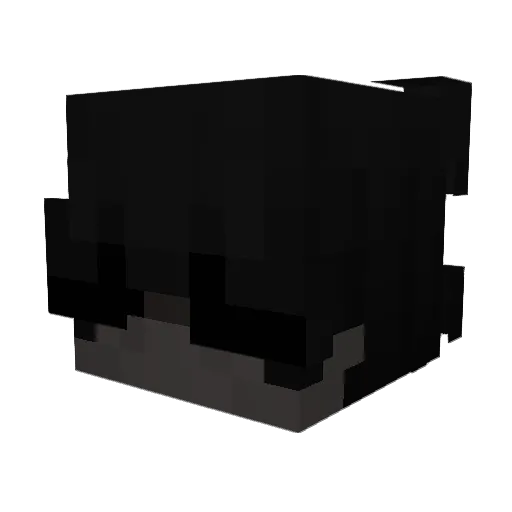 oElephant Minecraft avatar head, 3D render